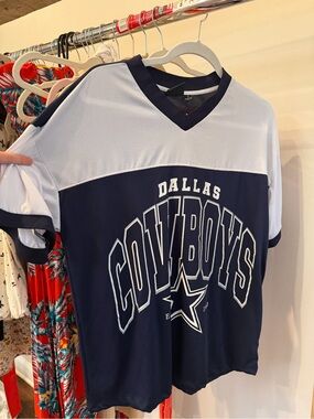 Primark Navy and White Dallas Cowboys Kids Jersey